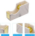 PATIKIL Stapler and Tape Dispenser Set, 1 Set Cute Stapler Tape Dispenser Desk Weighted Marble Tape Cutter Heavy for Tape Office Women Desktop, Go...