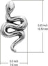 Boma Jewelry Sterling Silver Snake Stud Earrings...