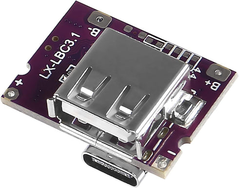 6PCS Type-C USB 5V 3.1A Boost Converter Step-Up Power Module IP5310 Mobile Power Bank Accessories with Switch LED Indicator...