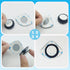 2 Pack of Blind Spot Mirror, Fan Shaped HD Glass Frameless Convex Rear View Mirror with wide angle Adjustable Stick, Blind Spot Mirror Compatible ...