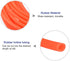 MECCANIXITY Rubber Cord Tube 10ft 2mm Dia 1mm Hole Orange Hollow Tubing for DIY Craft Beading Necklaces Bracelet...