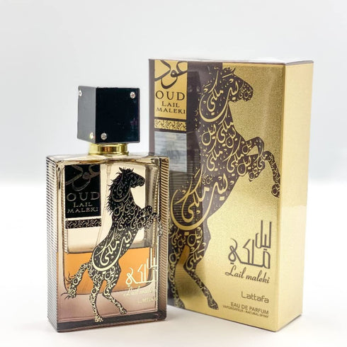 Lattafa Perfumes Oud Lail Maleki for Unisex Eau de Parfum Spray, 3.4 Ounce...