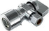 PROFLO PFXQAQ32 FastFit 5/8" Push x 3/8" OD Angle Stop Quarter 1/4" Turn - Chrome...