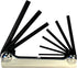 EKLIND 20912 Steel Handle Fold-up Hex Key allen wrench - 9pc set SAE Inch Sizes .050-3/16...