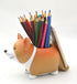 Creative Cute Desk Accessories Corgi Pen Pencil Holder with Phone Stand Pen Cup Office Decor Home Office School Desk Decor Corgi Gift for Women Me...