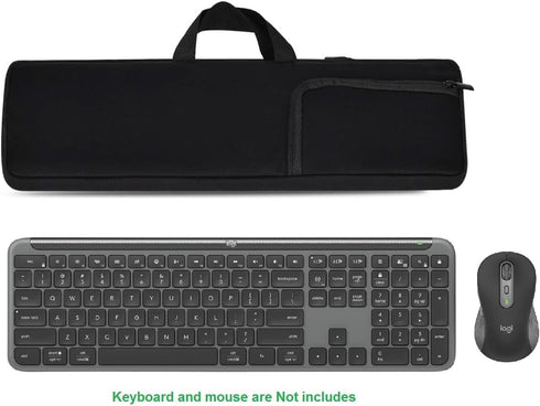Keyboard Carrying Case Shockproof Protection Sleeve Pouch Bags for Logitech MK955,K950 Signature Slim Wireless Keyboard and Mouse Combo...
