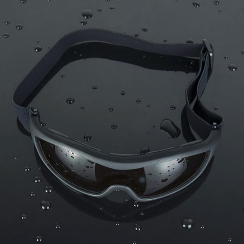 Viriber Motorcycle Goggles - UV Protective Outdoor Glasses, Dust-proof Combat Goggles (Deep Black)...