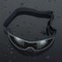 Viriber Motorcycle Goggles - UV Protective Outdoor Glasses, Dust-proof Combat Goggles (Deep Black)...