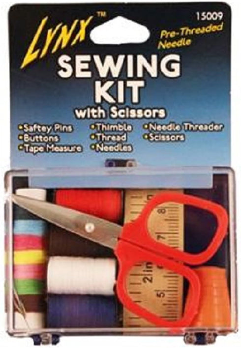 Lynx, Sewing Kit with Scissors, Count 1 - Household Accessories/Grab Varieties & Flavors...