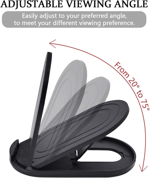Cell Phone Stand?2Pack Portable Foldable Desktop Cell Phone Holder, Adjustable Universal Multi-Angle Cradle Stands for Tablet iPad iPhone 15 14 13...