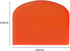 Dough Bowl Spatula & Bench Scraper,Multipurpose Kitchen Tool (2, White&Orange)...