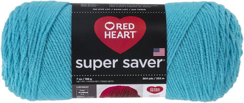 RED HEART Super Saver Yarn, Turqua...
