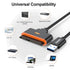 FEMORO Adapter Cable, USB 3.0 to SATA III, 2.5 Inch SSD & HDD Adapter, UASP Support, Wide Compatibility with Computers & Laptops...