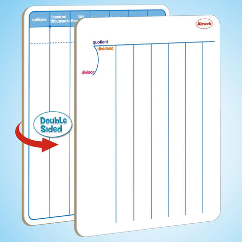 Dry Erase Long Division Whiteboard...