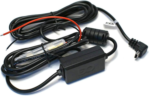 EDO Tech 10 ft Hardwire Car Charger Power Cable Cords Kit for Garmin Dash Cam 10 20 30 35 and Cobra CDR810 CDR830 VP HD On Board Camera Recorder D...