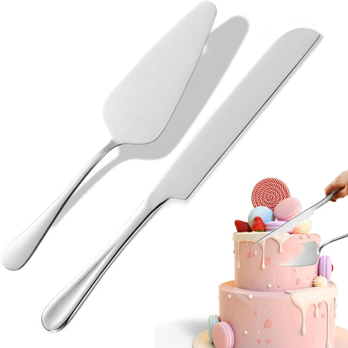 Cake Cutting Set for Wedding, Elegant Cake Serving Set For Birthday Parties and Events, Cake Cutter and Pie Spatula with Thickened Stainless Steel...