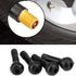 Tire Tyre Valve Stem 12 Pcs Car Tire Valve Stem TR412 TR414 Cap Rubber for Tubeless Rim Holes on Standard Vehicle Tires...