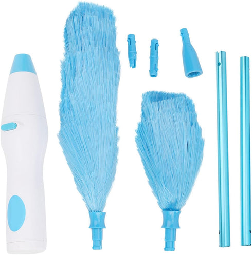 KIMISS Hand Duster for Cleaning, 180° Bendable Electric Feather Duster Window Blinds Furniture Cleaning Tool for Mini Blind...