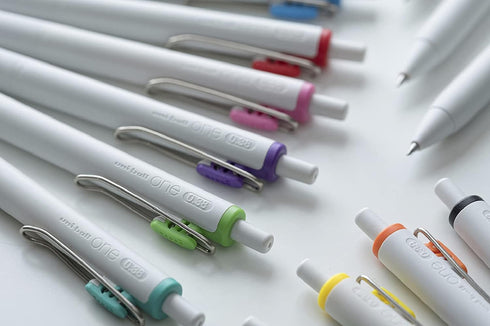 Uniball One Gel Ink 0.38mm Ballpoint Pen 20 Colors set UMNS38-20C Japan import With Original Stylus Ballpoint Touch Pen...