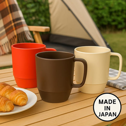 Japanese Microwavable Water Mug Unbreakable Milk Juice Mug for Kids Camping Travel Water Tea Coffee Mug 12 ounce BPA Free Non-Toxic Dishwasher Saf...
