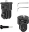 Aluminum Camera Tripod Mount Adapter & 1/4"-20 Adapter Screw Head Camera Mount, Tripod Conversion Adapter for Insta 360 X4 X3 X2 X, DJI Pocket 2, ...