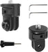 Aluminum Camera Tripod Mount Adapter & 1/4"-20 Adapter Screw Head Camera Mount, Tripod Conversion Adapter for Insta 360 X4 X3 X2 X, DJI Pocket 2, ...
