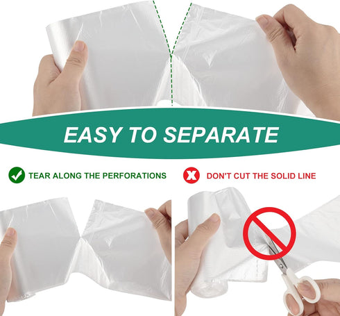 Magesh 4 Gallon Trash Bag Strong, Leakage-Free, Small Garbage Bags Unscented Thick for Bathroom, Office, Kitchen Small Trash Can, 15L, 105 Bags, C...