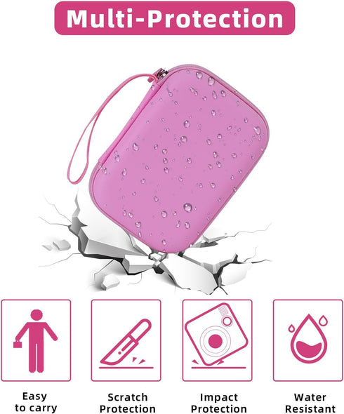 Kids Camera Case Compatible with Agoigo/ESOXOFFORE/GKTZ/Anchioo/MINIBEAR/Seckton/Goopow Digital Waterproof Camera Portable Instant Print Cameras S...