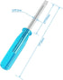 2PCS Mini Slotted Screwdriver, 2mm Flat Head for Watch Eyeglasses Electronics Toy Repair, Non-magnetic, 1.77"(45mm) Total Length (Blue Handle)...