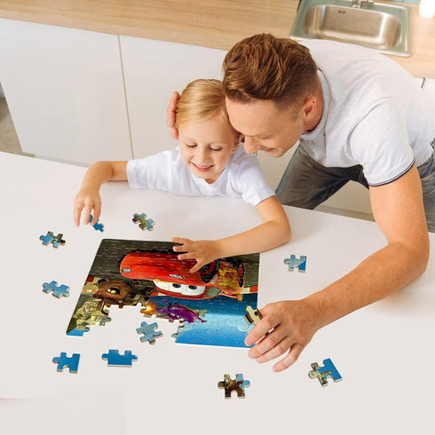 Generic NEILDEN Racing Car 100 Piece Puzzles Jigsaw Puzzle for Kids Ages 4-8 in a Portable Box for Children Learning Educational Puzzles...