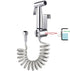Handheld Bidet Sprayer for Toilet,Toilet Bidet Sprayer Holder,Portable Pet Shower,Toilet Water Sprayer,Bidet Attachment Bathroom Stainless Steel S...