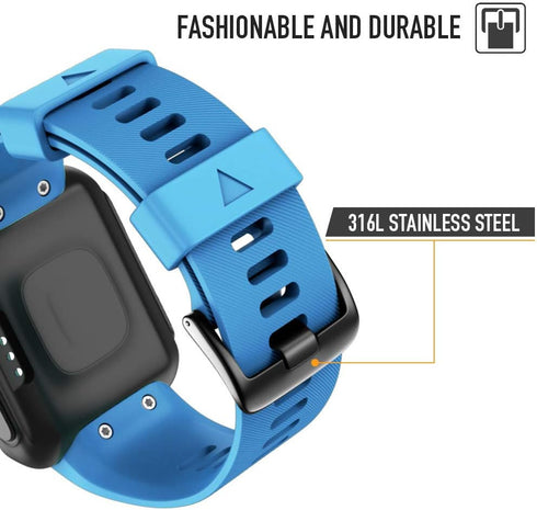 NotoCity for Garmin Forerunner 35 Band Soft Silicone Replacement Watch Strap Compatible with Forerunner 35 Smartwatch...