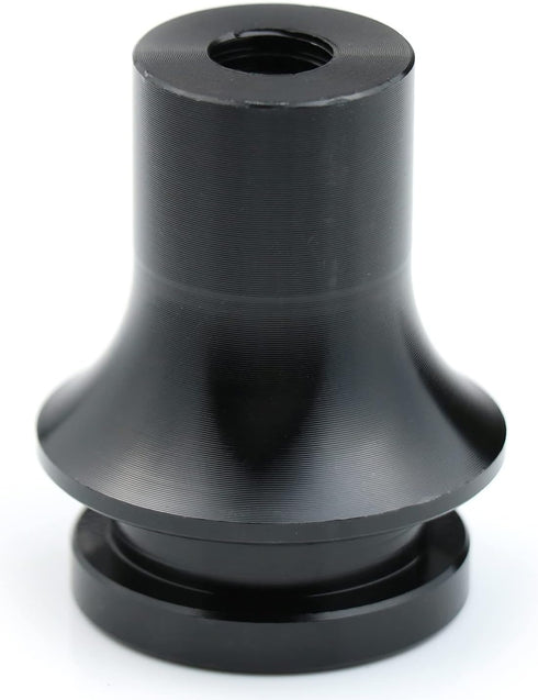 Shift Knobs Boot Retainer Adapter Gear Stick Shifter Connector with Aluminum, M10 X 1.5 Thread(Black)...