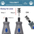Diamond Dremel Dog Nail Grinder Attachment,1/8'' Pet Nail Grinder Wheel for Dremel Dog Nail Grinder, Diamond Rotory Bit for Dogs&Pets Nail Care,2-...