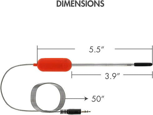Tenergy Stainless Steel Probe for Solis Smart Food Thermometer - 2 Pack...