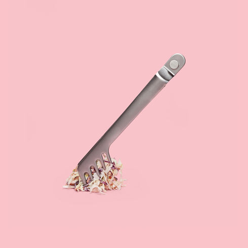 Chef'n Meat Shredding Tongs, Wide, Textured Tines, Grey...
