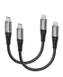 Dasku 1FT USB C to Lightning Cable 12 inch iPhone Charging Cable, Short Fast Nylon Brabied USBC iPhone Charger Cord Compatible with iPhone 14 13 1...