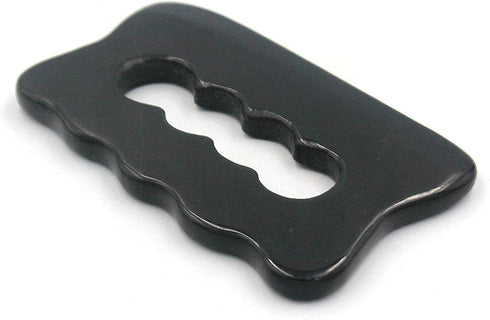 Gua Sha Massage Tool, Bian Stone Gua Sha Tool Gua Sha Stone for Soft Tissue Scraping, Used for Back, Legs, Arms, Neck,Shoulder(Black)...