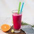 Big Silicone Straws - 10 Pcs Reusable Straws for 30/20 oz Tumblers - Extra Long for Yeti/Rtic/Ozark + 4 Brushes + 1 Red Storage Pouch...