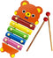 ArtCreativity Teddy Bear Xylophone, 1PC, Fun Musical Instruments for Kids, Colorful Xylophone Music Toy with 2 Sticks, Development Learning Toys f...