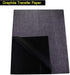 Large Graphite Transfer Paper for Wood, Paper, Canvas (20 x 47 Inch, 6 Pack) Tracing Carbon Paper (Black)...