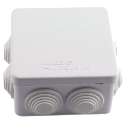 DGZZI 1PC ABS Plastic IP55 Waterproof Junction Box DIY Outdoor Electrical Connection Box Cable Branch Box Power Distribution Box 85x85x50mm (3.4"x...