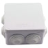 DGZZI 1PC ABS Plastic IP55 Waterproof Junction Box DIY Outdoor Electrical Connection Box Cable Branch Box Power Distribution Box 85x85x50mm (3.4"x...