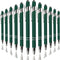Ballpoint Pen with Stylus Tip, Soft Touch Click Metal Pen, 1.0mm Medium Point, Black Ink, 12 Count(Dark Green)...