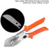 Multi Angle Miter Shear Cutter | Hand Shear Multipurpose Tool | | 45 to 135 Degrees Miter Scissor | Stainless Steel with Rubber Handle & Safety Lo...