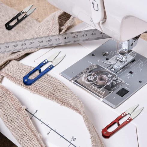 XINGYHENG 24Pcs Sewing Scissors U shaped Small Snips Clippers Trimming Nipper Embroidery Clippers Cutter Mini Cutting thread Cross Stitch Scissors...