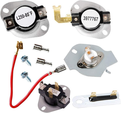 HIFROM 3977767 3387134 3392519 279816 Dryer Thermostat Fuse Kit Compatible with Dryer Fuse High-Quality