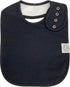 Isabeli Toddler Organic Cotton Bibs, Unisex 4-pack Large for Feeding, Drooling, Adjustable (Black)...