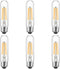 Dimmable E26 Edison Bulb, AC120V Warm White 2700K Light Bulbs, 6W, Equivalent 60W, 750LM, 5 Inch Long Tubular T10 LED Bulbs for Rustic Pendant, Ch...