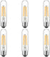 Dimmable E26 Edison Bulb, AC120V Warm White 2700K Light Bulbs, 6W, Equivalent 60W, 750LM, 5 Inch Long Tubular T10 LED Bulbs for Rustic Pendant, Ch...